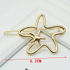 Alloy Geometric Hair Barrettes OHAR-PW0001-216-12-1