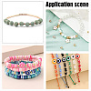 60Pcs 2 Style Brass Beads KK-AR0003-12-4