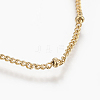 304 Stainless Steel Anklets AJEW-H013-03G-2