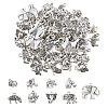 DICOSMETIC 72Pcs 12 Styles Tibetan Style Zinc Alloy Pendants TIBEP-DC0001-29-1