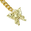 Butterfly Alloy with Cubic Zirconia Pendant Keychain KEYC-JKC00847-5