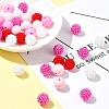 DIY Round Silicone & Acrylic & Berry Beads Making Findings Kits DIY-FS0006-26D-8