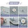 Alloy Button Pins for Jeans PURS-PW0009-01R-2