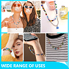 120Pcs 6 Styles Handmade Millefiori Glass Lampwork Round Bead Strands LAMP-GA0001-20-5
