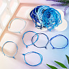50Pcs 5 Colors Adjustable Nylon Cord Bracelet Making BJEW-TA00670-5