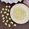 Opaque Acrylic European Beads OACR-Q206-01E-1