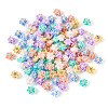 120Pcs 6 Colors Opaque Resin Cabochons CRES-TA0001-28-3