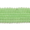 Imitation Jade Frosted Glass Bead Strands LS-EGLA-A039-J2mm-MD01-1