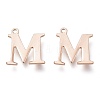 PVD Vacuum Plating  304 Stainless Steel Charms STAS-H112-M-RG-1