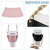 WADORN 5Pcs 5 Colors PU Leather Heat Resistant Reusable Cup Sleeve AJEW-WR0001-58A-5
