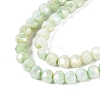 Anti-Tarnish Electroplate Glass Beads Strands EGLA-ZX010-4mm-12-5