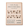 20Pcs Coffee Theme DIY Paper Scrapbook Stickers STIC-U004-04C-5