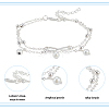 ANATTASOUL 17Pcs 17 Style Heart & Leaf & Flower & Infinity Jewelry Set SJEW-AN0001-41-6
