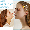 70Pcs Alloy Snap Hair Clip Finding AJEW-SC0003-36-5