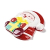 Christmas Theme Opaque Resin Cabochons LS-RESI-F053-A03-2