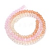 Transparent Painted Glass Beads Strands X-DGLA-A034-T3mm-A20-5