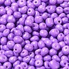 6/0 Opaque Baking Paint Glass Seed Beads SEED-M012-02A-11-3