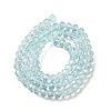 Transparent Baking Paint Glass Beads X1-DGLA-A034-T6mm-D06-2