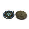 Alloy Enamel Pendants ENAM-WH0054-44B-2