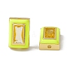 Rack Plating Brass Rectangle Beads KK-C007-14G-02-2