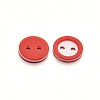 Resin 2-hole Buttons for Clothes Design BUTT-F044-02-1