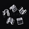 Transparent AS Plastic Base Buckle Hair Findings FIND-T064-004A-01-1