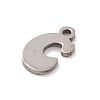 Non-Tarnish 201 Stainless Steel Charms STAS-U016-01P-C-2