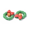 Christmas Theme Opaque Resin Cabochons RESI-F042-01B-3