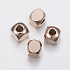 Ion Plating(IP) 304 Stainless Steel Beads STAS-F136-01RG-6x6mm-1