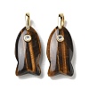 Natural Tiger Eye Pendants G-A297-01G-21-1
