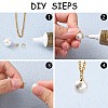Brass Cup Pearl Peg Bails Pin Pendants KK-H759-29C-G-2
