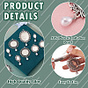 10Pcs 5 Style Alloy Pendant Cabochon Settings HJEW-TAC0120-4