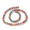 Assembled Natural & Dyed Magnesite Beads Strands G-L575-02K-A-2