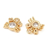 Ocean Theme Brass Micro Pave Cubic Zirconia Charms X1-KK-F902-08E-G-2