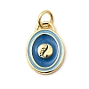 Brass Enamel Charms KK-A268-09G-01-1