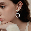 40Pcs 10 Colors Alloy Bowknot Stud Earring Findings EJEW-GA0001-13-5