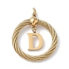 304 Stainless Steel Pendants STAS-D154-01D-G-1