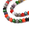Glass Beads Strands GLAA-S019-02B-3