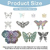 10Pcs 10 Styles Alloy Pendants FIND-YW0011-06-2