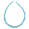 Natural Mashan Jade Graduated Beads Strands GG-CBA2AE1-A08-L-4