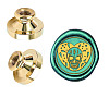 Wax Seal Brass Stamp Head AJEW-WH0209-426-1