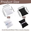 4Pcs 2 Colors Lint Bracelet/Watch Pillow Jewelry Displays BDIS-BBC0001-01-2