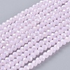 Electroplate Glass Beads Strands EGLA-A034-P3mm-B12-1