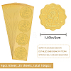 Self Adhesive Gold Foil Embossed Stickers DIY-WH0211-213-2