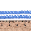 Faceted(32 Facets) Glass Beads Strands EGLA-J042-36A-02-4