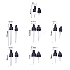 Glass Dropper Set Transfer Graduated Pipettes with Chalkboard Sticker Labels TOOL-PH0016-90-3
