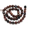 Natural Mahogany Obsidian Beads Strands G-S149-15-8mm-2