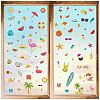 8 Sheets 8 Styles PVC Waterproof Wall Stickers DIY-WH0345-179-1