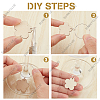 SUNNYCLUE DIY Flower Wine Glass Charm Tags Making Kit DIY-SC0018-59-4