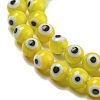 Handmade Lampwork Beads Strands LAMP-H001-07B-3